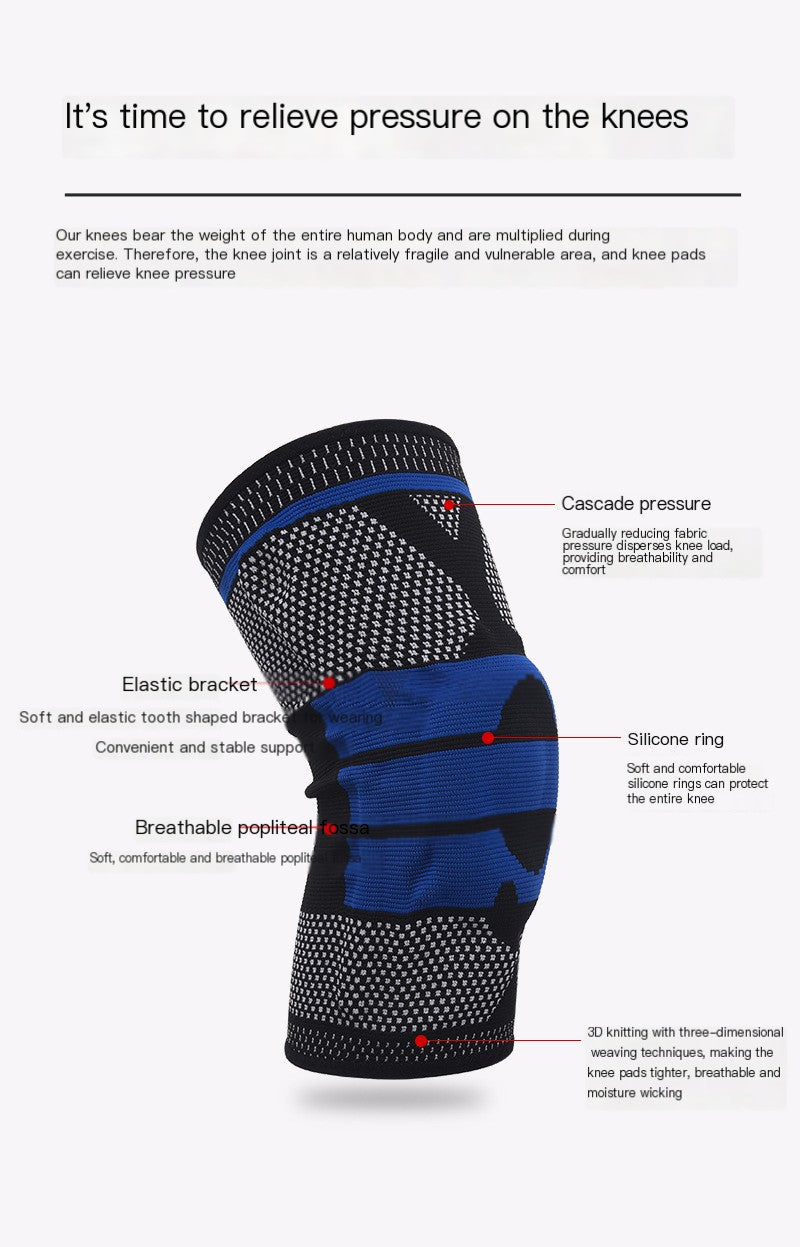 ACL Thrive Premium Sports Knee Support Sleeve – Lightweight Spring-Stabilized Fit (M, L, XL)