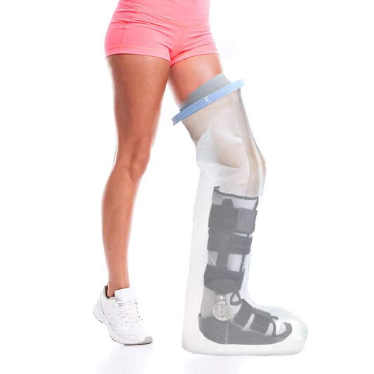 Adult Full-Leg Waterproof Shower Cover – Durable Water-Resistant Protector (Length 40.5")