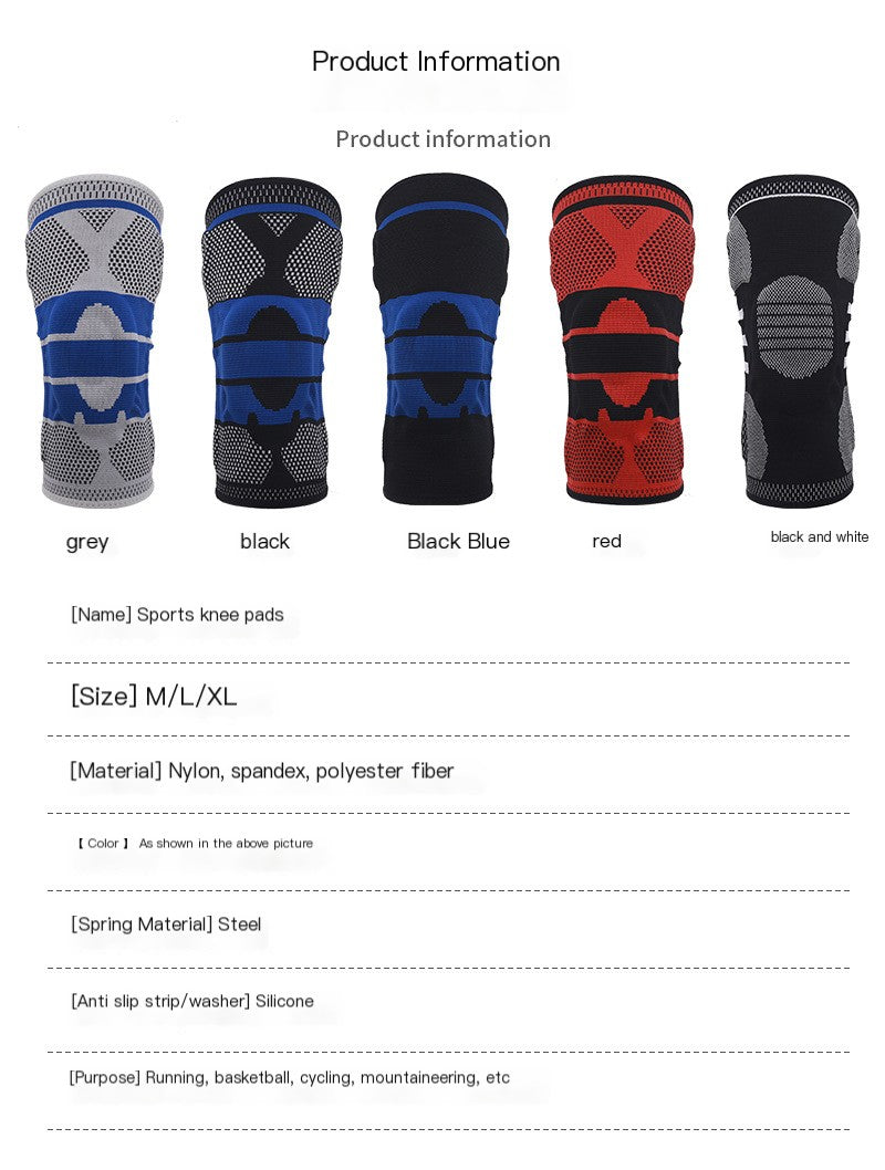 ACL Thrive Premium Sports Knee Support Sleeve – Lightweight Spring-Stabilized Fit (M, L, XL)