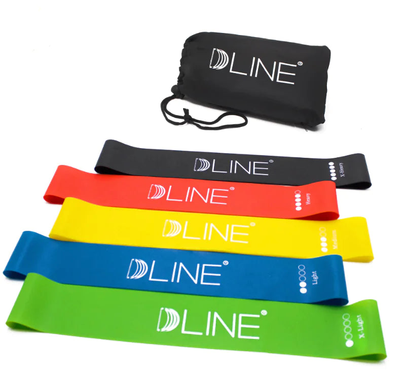 ACL Thrive Yoga Resistance Band Set – 5 Color-Coded Stretch Bands for Fitness & Flexibility (600×50mm)
